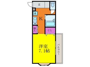 イオテラスNAKAMURAの物件間取画像